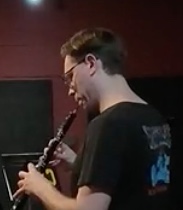 Manoli D playing oboe